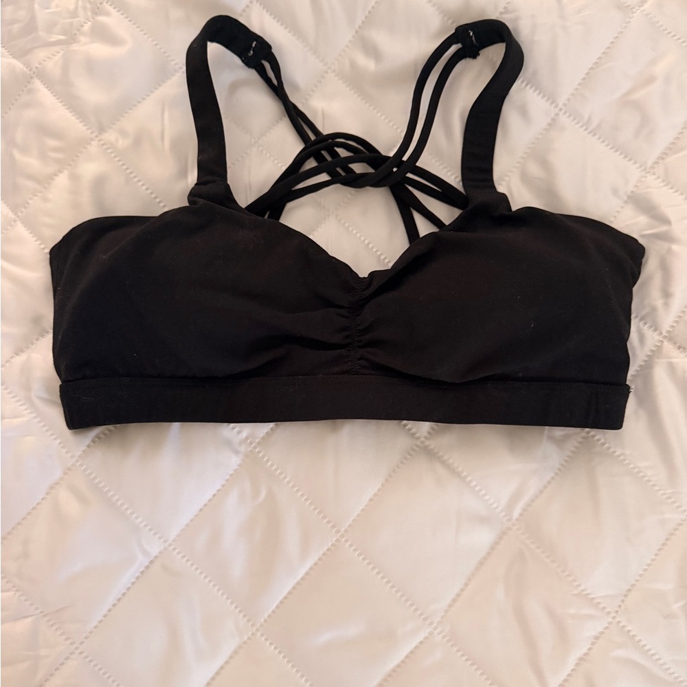 Black Sports Bra